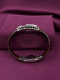 Zaviraa Lion King Signature 925 Silver Stretchable Band
