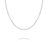 925 Sterling Silver Cable Chain Necklace – 1.3mm Minimalist Silver Chain for Women & Men