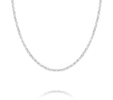 925 Sterling Silver Cable Chain Necklace – 1.3mm Minimalist Silver Chain for Women & Men