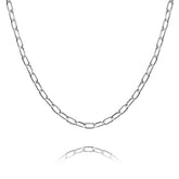 925 Sterling Silver Anchor Chain Necklace – Classic Mariner Link Silver Chain for Women & Men | Zaviraa