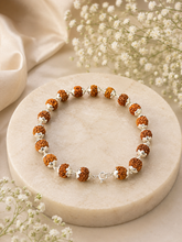 925_Silver_Mens__Rudraksha_Bracelet