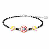 Kids Shield Charm Nazariya Bracelet – 925 Silver