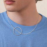 925 Sterling Silver Anchor Chain Necklace – Classic Mariner Link Silver Chain for Women & Men | Zaviraa