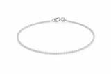 Minimal Beaded 925 Silver Anklet | Classic Everyday Payal for Women