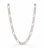 Men’s 925 Sterling Silver Figaro Chain | Classic 3+1 Link Silver Chain