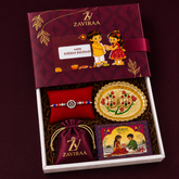 Ganesha Rakhi Hamper | Premium 925 Silver Divine GANESHA Rakhi Hamper |Bestseller Special Silver Rakhi Hamper For This Rakshabandhan