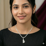 925 Sterling Silver Little Krishna Pendant Chain for Men & Women | Bal Krishna Makhan Pendant