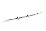 Kids Sterling Silver Nazariya Bracelet with Butterfly & Cartoon Charms