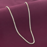 Gents Silver box chain Zaviraa 1