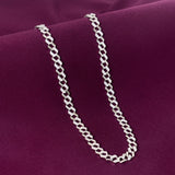Gents Silver cuban diamond chain Zaviraa 1