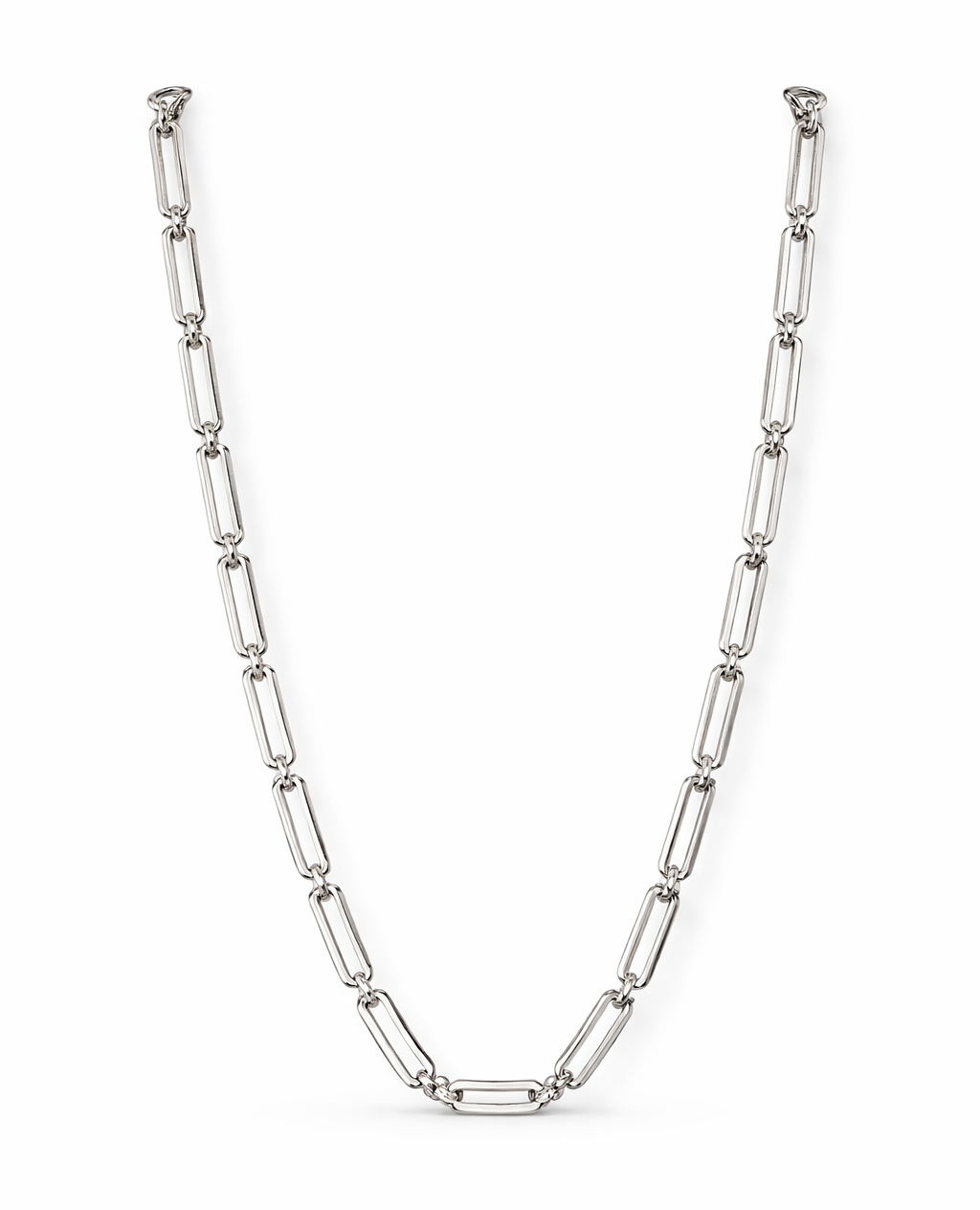 Gents Silver elongated chain Zaviraa 1