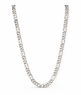 Gents Silver figaro chain Zaviraa 1