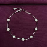 925 Sterling Silver Pearl Bracelet for Women