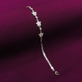 925 Sterling Silver Star Bracelet for Women | CZ Studded Ladies Bracelet