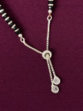 925 Sterling Silver Black Beads Kids Nazariya Adjustable Bracelet