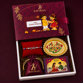 INFINITY Symbol Rakhi Hamper |Stylish 925 Sterling Silver INFINITY Symbol Rakhi Hamper | Infinity Rakhi For Endless Brother Sister Bond
