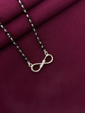 925 Sterling Silver Infinity Mangalsutra Necklace for Women