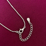 925 Sterling Silver Hamsa Hand Heart Pendant Necklace