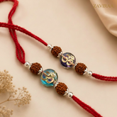 Om+Rudraksh-rakhi