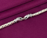 Double Face Snake Design 925 Sterling Silver Imported Premium Men’s Bracelet