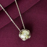925 Silver Football Pendant Necklace for Women | Soccer Ball Sterling Silver Jewellery