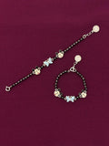 Kids Sterling Silver Nazariya Bracelet with Butterfly & Cartoon Charms