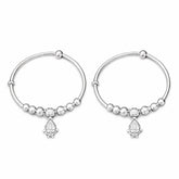 925 Sterling Silver Kids Kada/Bangles with Doraemon Charm – Pair
