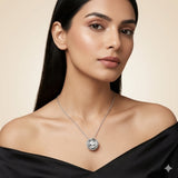 925 Silver Football Pendant Necklace for Women | Soccer Ball Sterling Silver Jewellery