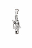 Kids 925 Sterling Silver Krishna Pendant Chain | Little Krishna Silver Jewellery for Boys & Girls