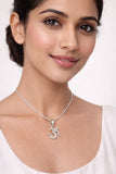 925 Sterling Silver Om Divine Chain Pendant for Men & Women | Spiritual Pendant Necklace | BIS Hallmarked