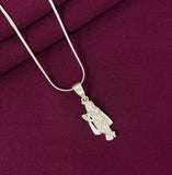 Kids 925 Sterling Silver Krishna Pendant Chain | Little Krishna Silver Jewellery for Boys & Girls