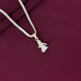 925 Sterling Silver Little Krishna Pendant Chain for Men & Women | Bal Krishna Makhan Pendant