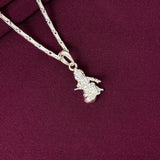 Kids 925 Sterling Silver Krishna Pendant Chain | Cute Baby Krishna Jewellery for Boys & Girls