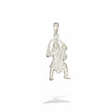 925 Sterling Silver Bal Hanuman Pendant Chain for Kids & Unisex | Divine Hanuman Pendant