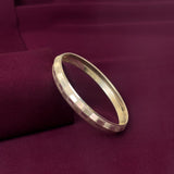 Men’s 925 Sterling Silver Checkered Engraved Kada | Block Pattern Designer Bracelet for Men