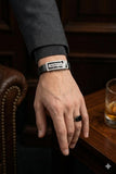 Zaviraa Geometric Luxe 925 Silver Stretchable Band