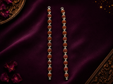 Premium Rudraksh Bracelet | Double Tar | Silver Flower Caps and Beads | 925 Silver | Zaviraa