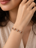 Silver Rudraksh Ghungroo Bracelet I Pure 925 Silver Divine Rudraksh Bracelet For Girls I Latest Silver Rudraksh Minimal Bracelet