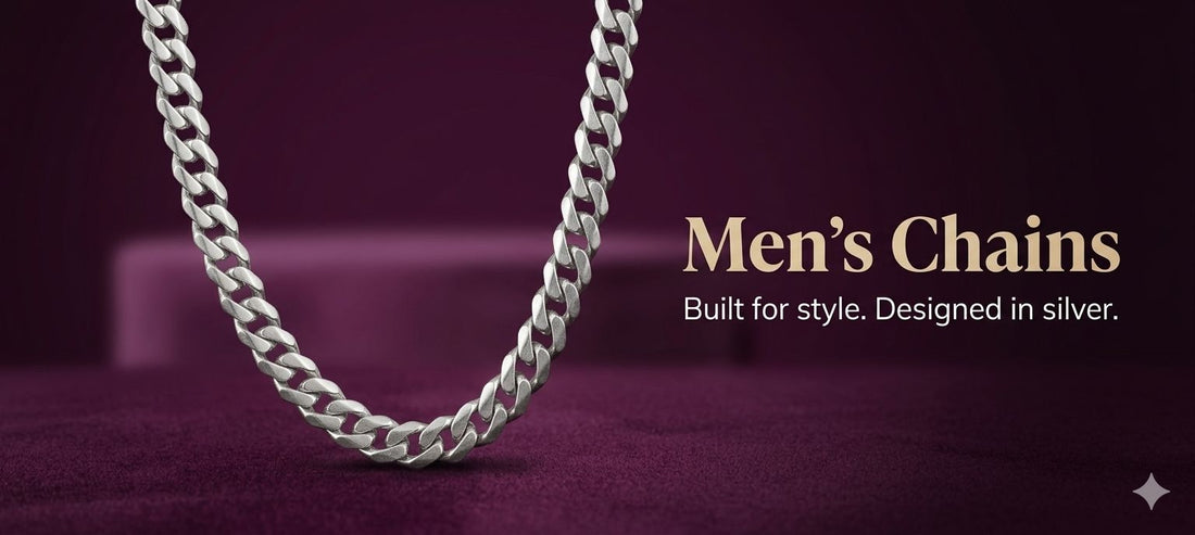 925 sterling silver chains for men and women by Zaviraa