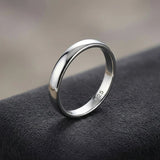 Pure 92.5 Sterling Silver Band Ring for Men & Women | Minimal Plain Silver Ring | Hallmarked 925 Daily Wear Ring | Zaviraa