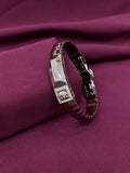 Zaviraa Lion King Signature 925 Silver Stretchable Band