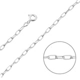 925 Sterling Silver Anchor Chain Necklace – Classic Mariner Link Silver Chain for Women & Men | Zaviraa