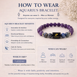 Aquarius Bracelet | Rashi Bracelet | Zaviraa
