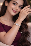 925 Sterling Silver CZ Bracelet for Women