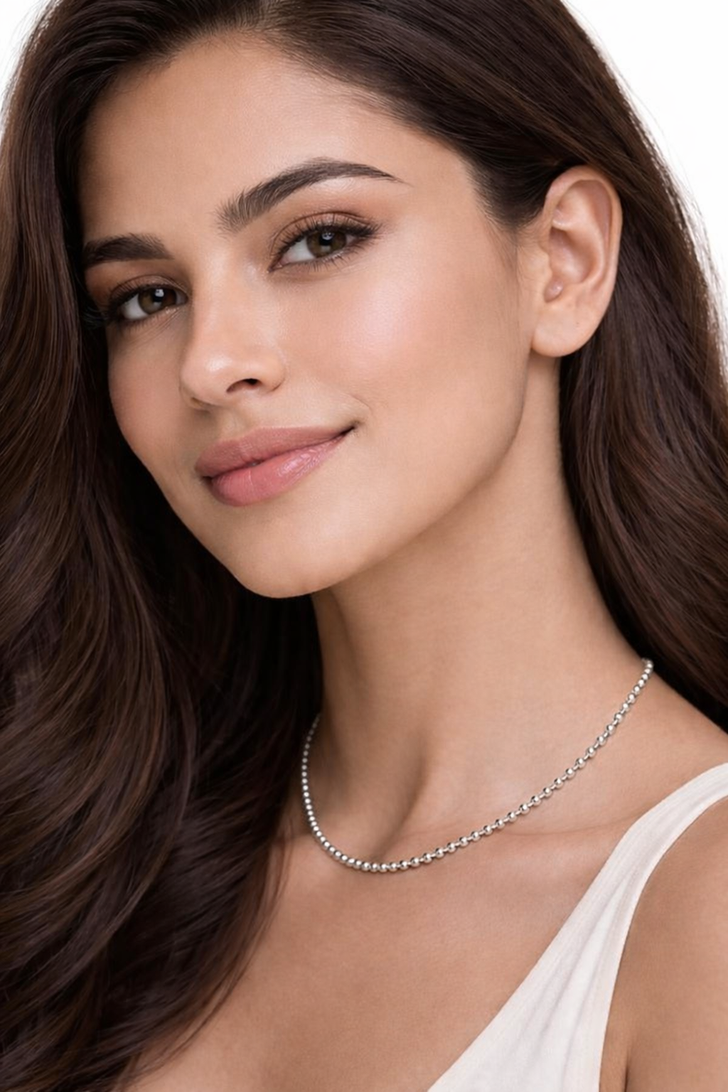 925 Sterling Silver Ball Chain for Men & Women | Minimal Bead Chain Necklace | Unisex Daily Wear