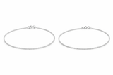 Minimal Beaded 925 Silver Anklet | Classic Everyday Payal for Women