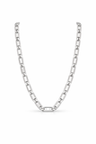 Men’s 925 Sterling Silver Long Rectangular Link Chain - 925 Silver