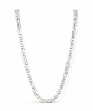 Men’s 925 Sterling Silver Curb Link Chain | Classic Solid Silver Chain for Men