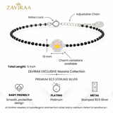 Kids Pink Crown Nazariya Bracelet – 925 Silver