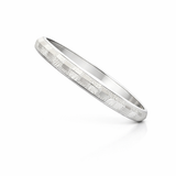 Men's Checkered Silver Kada | Designer Bracelet | 925 Sterling Silver